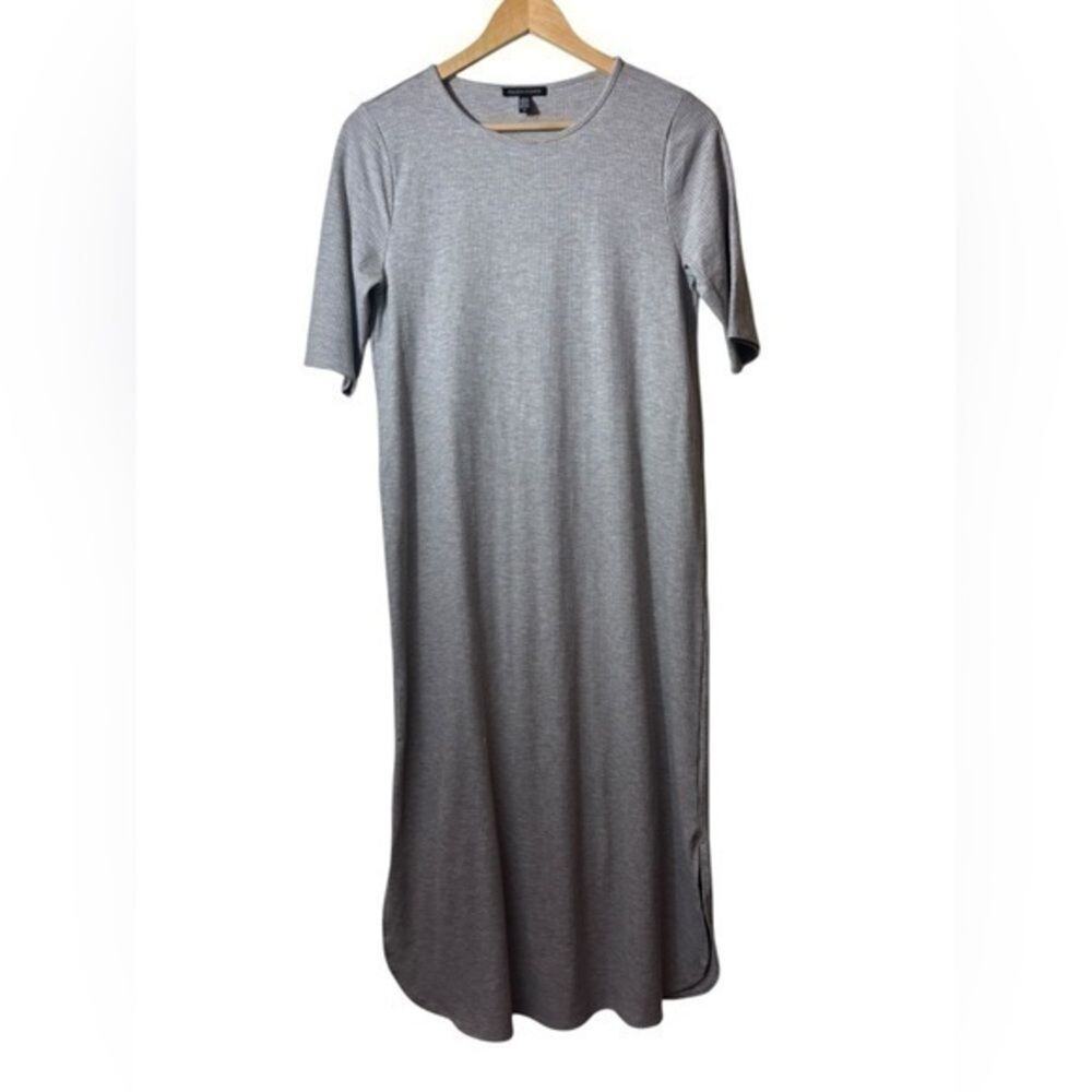 EILEEN FISHER grey dress S/P small